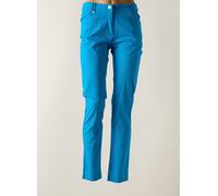 agathe & louise pantalons femme de couleur bleu 42