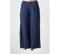 agathe & louise pantalons femme de couleur bleu 44