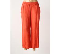 agathe & louise pantalons femme de couleur orange 40