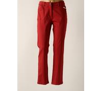 agathe & louise pantalons femme de couleur rouge