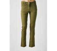 agathe & louise pantalons femme de couleur vert 36
