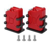 Agatige 1 Paire Réservoir de Carburant Simulé de Voiture RC, Mini Bidon D'huile pour Voiture RC Décoration Voiture Chenilles RC 1/8 1/10 Mini Réservoir Carburant Voiture Télécommandée (Rouge)