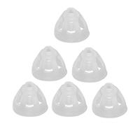 Agatige 10 Pièces Dômes Ouverts pour Prothèses Auditives, D'aide Auditive Dômes Ouverts Embouts D'oreille D'aide Auditive Silicone Invisible Prothèses Auditives Remplacements(8mm)