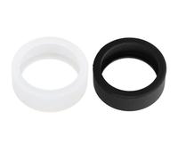Agatige 2PCS Housse en Silicone pour Bague Intelligente, Étui de Protect pour Bague Intelligente Élastique Anti-Rayures Manchon de Veste pour Bague Intelligente pour Hommes Femmes