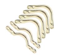 Agatige 6PCS Support de Poche de Billard, Accessoires de Supports de Poche d'angle pour Table de Billard 4 Pouces pour Sacs en Filet Web de Billard Poches de Table de Poche Pockets de Table
