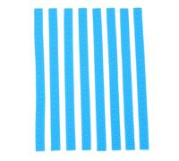 Agatige 8pcs Adhésif Protecteur de Roues, réduction du Bruit Antifast Varine de Roue à Bagages de Carreaux de Roue pour la Plupart des valises ou roulettes de Chaise (Bleu)