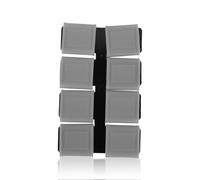 Agatige 8Pcs Silicone Golf Finger Sleeves Cots, Antislip Elasticity Golfeur Swing Grip Cover Golf Finger Protector Support Band(Gris)