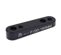 Agatige Adaptateur de Fixation pour Frein à Disque VTT avec 4 Vis, Étrier de Frein à Disque Adaptateur de Fixation pour Frein à Disque Plat pour Étrier de Frein de Vélo de Route (B160mm)