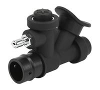 Agatige BCD Power Inflateur, plongée sous-Marine Universal 45 degrés Power Power Inflateur, Soupape de décharge en Nylon K pour Un Tuyau Standard de 1 Pouce, 9,5x6,5x2cm / 3,7x2,6x0,8