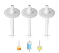 Agatige Bobine de Rechange pour Machine à Coudre, 3 Pcs Broche Porte-Bobine pour Singer, Goupille de Bobine de Machine à Coudre, Broche de Bobine Auxiliaire en Plastique pour Machines à Coudre