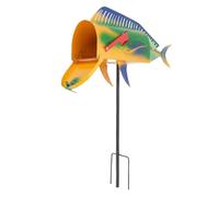 Agatige Boîte Aux Lettres De Poisson À Grande Bouche 16,54x11,61in