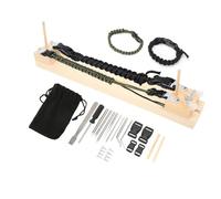 Agatige Bracelet Paracord Gabarit, Gabarit Paracorde Cadre En Bois Longueur Réglable De La Longueur De Paracord Traite De Tissage Kit De Bracelet Créateur De Bracele Planche Bracelets Bresilien