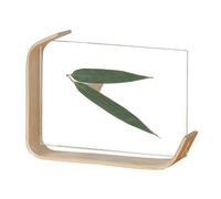 Agatige Cadre Photo en bois acrylique, calendrier d'affichage d'herbier, cadres Photo DIY pour décoration de fête de mariage, décoration esthétique de pièce pour la maison