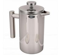 Agatige Cafetière à piston en acier inoxydable 600 ml | Théière portative isolée de cafetière de Camping de Double couche pour le voyage de cuisine