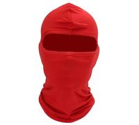 Agatige Cagoule Masque de Ski, Protection UV, Cagoule Respirante Balaclava, Masque de Protection d'hiver, écharpe pour la Moto, écharpe de Cou d'été, Hommes et Femmes (Rouge)