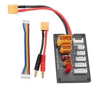 Agatige Carte de Charge parallèle XT60, Adaptateur de Charge de Batterie Lipo 2S-6S Chargeur d'avion modèle équilibré parallèle Prise JST T