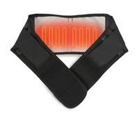 Agatige Ceinture Lombaire Auto-Chauffante, Ceinture de soutien dorsale, Ceinture Thérapie Magnétique Auto-Chauffante Réglable Soulage la Douleur pour Maux de Dos (Noir)