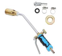 Agatige Chalumeau à Souder, Torche de Soudage, Chalumeau à Gaz Outil de Soudage au Chalumeau à Injection Convient au Soudage Oxypropane et Oxyacétylénique pour Le gaz Domestique(Double Switch)