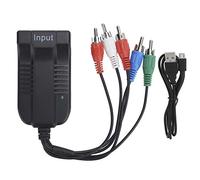 Agatige Convertisseur HDMI vers Composant, Convertisseur 1080P HDMI vers YPbPr Vidéo + Adaptateur Audio R/L pour Enregistreurs DVD TV D'ordinateur Portable