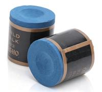 Agatige Craie de Piscine, 2 pièces Professionnelles Billard Snooker Queue Conseils Craie Antidérapant Billard Table Bâton Craie Accessoires(Bleu)
