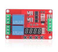 Agatige DC 12V Relais de Minuterie, Module de Minuterie Relais Temporisation Réglable, Minuterie Module de commutation de délai On/Off Minuterie Temporisateur Module pour Maison Intelligente