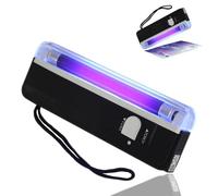 Agatige Détecteur De Faux Billets, Détecteur De Faux Billets Portable Afin Vérifier Billets, Cartes Bancaires Et ID Détecteur UV Pour Nouveaux Billets Détecteur Lampe UV Vérificateur Pour Magasins