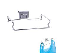 Agatige Distributeur de Sacs, Porte Sac Poubelle en Métal Réutilisable Support Suspendu pour Sac à Ordures support sac poubelle pour Armoire de Cuisine Tiroir Porte Arrière Crochet Cintres