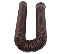 Agatige Égoutter l'extension de Descente, Flexible PE Rain Gutter Down Extendable Round des inconvénients pour la Villa extérieure Round (Brun)