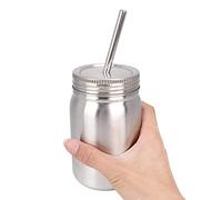 Agatige Gobelet En Acier Inoxydable De 700 ML Avec Paille Et Couvercle, Tasse Isolée Réutilisable À Double Paroi Tasse À Café Isolée Pour Les Activités De Plein Air À La Maison De Voyage