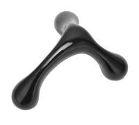 Agatige Handheld Mini-Masseur Corporel, Mini Masseur Manuel Portatif avec 3 Têtes de Massage pour Tête de Jambe de Pied