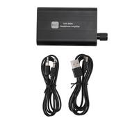 Agatige Headphone Amplifier, Portable 3.5MM AUX Input Output Audio Headphone Amp 2 Stage Gain SW itch Superior Sound Quality 16 to 300 Ohm Rechargeable Earphone