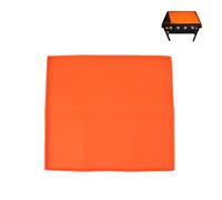 Agatige Housse de Protection en Silicone pour Plaque chauffante, Housse de Gril en Silicone de qualité Alimentaire Robuste, Tapis de Barbecue Toutes Saisons pour Garder la Plaque Propre (17po Orange)