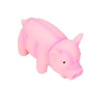Agatige Jouet grinçant pour Chien, Jouets à mâcher en Forme de Cochon en Latex, Jouet de grognement avec Son Oinks pour Mordre, chasser pour Tuer Le Temps ennuyeux (Rose)