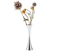 Agatige Mini Vase Soliflore à Fleurs en Acier Inoxydable, 17cm de Haut Petit Vase Argenté Organisation de Bouquets pour Décoration de Maison, Salon, Bureau et Centres de Table