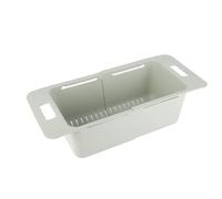 Agatige Panier de congélateur coffre, bacs d'organisation de congélateur en plastique réglables en profondeur, bac de rangement pour réfrigérateur avec séparateur et poignée pour la (Verte)