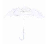 Agatige Parapluie en dentelle, parapluie en coton et dentelle de mariée, Costume de Parasol pour fêtes de mariage, accessoire de photographie de danse (Blanc)
