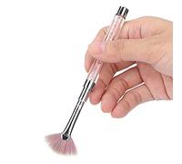 Agatige Pinceau Eventail Nail Art, Stylos Acryliques pour Enlever L'outil de Strass en Nylon pour Cheveux, Poignée Brosse de Manucure Pinceau à Ongles pour Manucure Faux Ongles