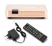 Agatige Récepteur TV Analogique, Adaptateur de Convertisseur RF vers HDMI avec Télécommande, pour Projecteurs/Enseignement Multimédia(Prise UE)