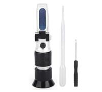 Agatige Réfractomètre portable, 0 à 90 % Brix numérique, teneur en sucre, hydromètre, compensation automatique de la température, extracteur de raisin, machine testeur pour miel, sirop d'érable