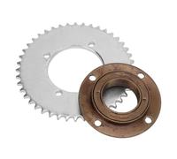 Agatige Roue Libre sans Dents à 4 Trous, T8F 44T Kit pignon arrière en Acier Performances Stables et robustesse garanties Roue Libre monovitesse pour Motos Miniatures et quads