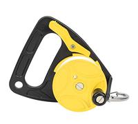 Agatige Roule de Ligne de plongée 150 Pieds avec Boucle, équipe plongée sous-Marine 46m PP Combinaison Bobine Bobine Corde pour la en (Jaune)