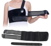 Agatige Sangle Cage Thoracique Nervurée, Soutien De Côtes Élastique Breaking Respirant Attelle Réglable Soutien De Cage Thoracique Brace Élastique Respirant Pour Protection Des Côtes Hommes Femmes