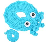 Agatige Shutter Huggers, Couvercle Déclencheur d'animaux Tricoté À La Main Lentille De Caméra Anneau Décoratif Accessoire De Caméra pour Photo De Nouveau-Né(Bleu)