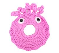 Agatige Shutter Huggers, Tricoté à la Main Lentille de Caméra Anneau Décoratif Accessoire de Caméra pour Photo de Nouveau-né(Rose Rouge)