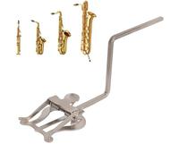 Agatige Support de Musique de Marche, Support de Clip de Feuille de Saxophone Alto Support de Lyre de Musique en Fer, Support de Clip de Musique Cornet pour Instrument de Musique (#2)