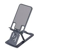 Agatige Support de téléphone pour Bureau, Support de téléphone Portable Ergonomique et Pliable, 7 réglages d'angle, Tablette en Alliage d'aluminium Silicone pour la Maison, Le Bureau Les (Grise)