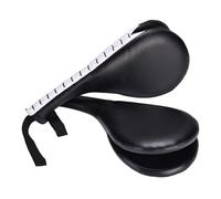 Agatige Taekwondo Kick Pad, Lot de 2 pagaies d'entraînement de karaté Kicking Target Pads de Frappe durables Noir Double Strike Pads pour entraînement de Boxe karaté