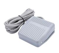 Agatige TFS-201 Momentané Interrupteur à Pédale en Plastique Antidérapant, AC 250V 10a 1NO 1NC Interrupteur à Pied Gris Mains Libres pour CNC Industriel avec Surface en Caoutchouc Antidérapant