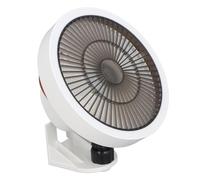 Agatige Ventilateur oscillant mural, 7. 09 × 3. 94 × 7. 09 pouces petit ventilateur mural avec télécommande Mini oscillant avec veilleuse 3 vitesses pour chambre à coucher et bureau