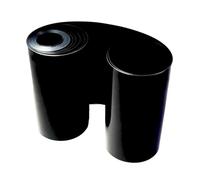 AGCO Barrière Anti-Rhizome et Anti-Racine en HDPE Noir - 70cm de Large par 20 M de Long 1mm epaisseur | Protection pour Jardin et Bambou